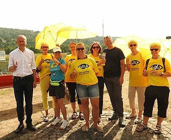 RG Dresden mit Anne Kinski, Dr. Lames und Prof. Schröder