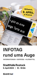Veranstaltungsflyer "Infotag rund ums Auge"