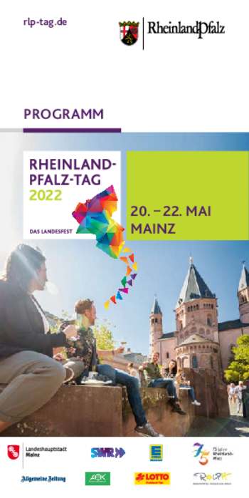 Programm für den Rheinland-Pfalz Tag vom 20.05.2022 bis 22.05.2022