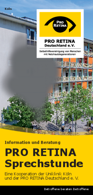 Information und Beratung PRO RETINA Sprechstunde