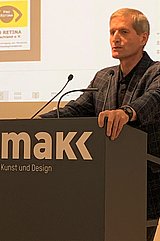 Prof. em. Bernd Kirchhof, am Rednerpult