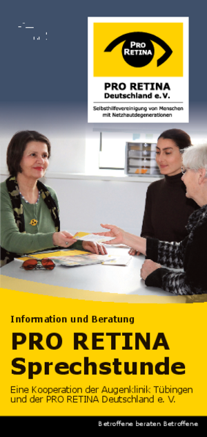 Information und Beratung PRO RETINA Sprechstunde