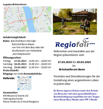 Broschüre zu der Veranstaltung RegioFair Plus 2023