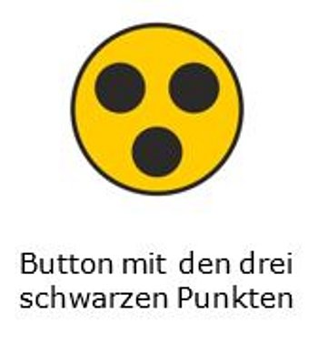 Butten mit drei schwarzen Punkten 