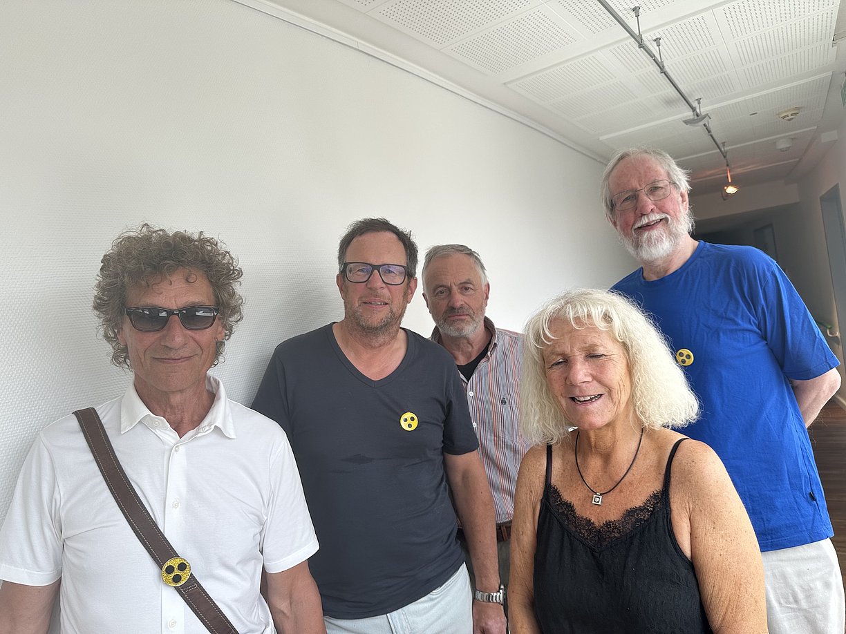 von links Arne Fröhlich, Arne Jensen, Thomas Wiechmann, Bettina Mielmann, Rolf Hauck