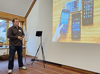 Erläuterung der verschiedenen hilfreichen Apps auf dem Smartphone