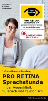 PRO RETINA Sprechstunde in der Augenklinik Sulzbach