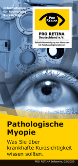 Pathologische Myopie Titelbild des Flyers - Pathologische Myopie