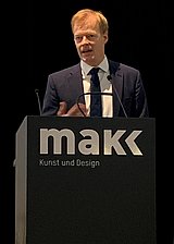 Prof. Nicolas Feltgen am Rednerpult