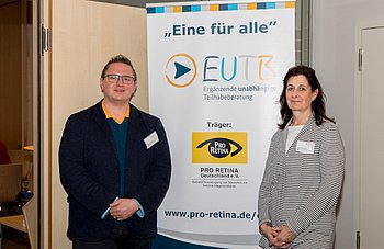 Bild: Das Team der EUTB®-Bonn: Sylvester Sachse-Schüler (links) und Inge Kreb-Kiwitt (rechts).