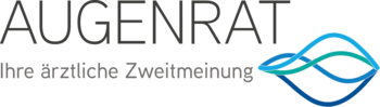 Logo mit Schriftzug "Augenrat - Ihre ärztliche Zweitmeinung"