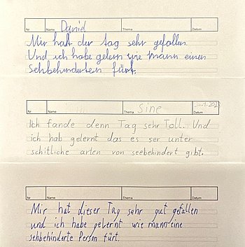 Wir bekamen viel positives Feedback von den Kindern