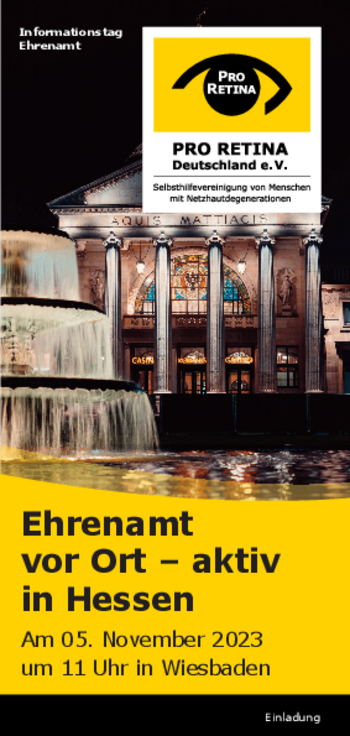 Veranstaltungsflyer Wiesbaden
