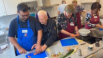 Schneidetechniken werden erklärt