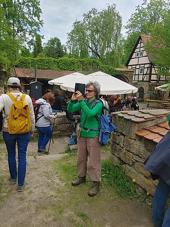 Unsere Gruppe bei der Zschoner Mühle