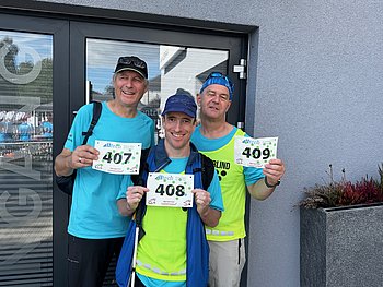 Wilfried Faller, Simon Notheis und Steffen Vögele nach dem Lebenslauf Weingarten 2024