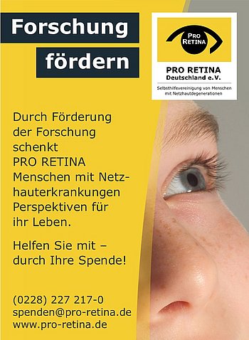 Anzeigenmotiv "Forschung fördern"