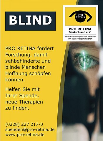 Anzeigenmotiv "BLIND"