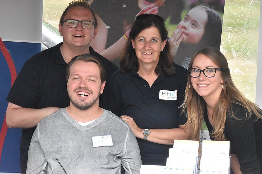 4 EUTB® Berater*innen des Netzwerkes südliches Rheinland beim Aktionstag Kinderrechte 2018 in Bonn