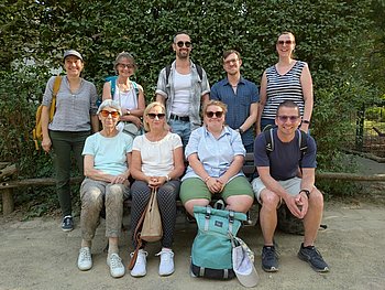 Gruppenfoto junges Forum im Leipziger Zoo