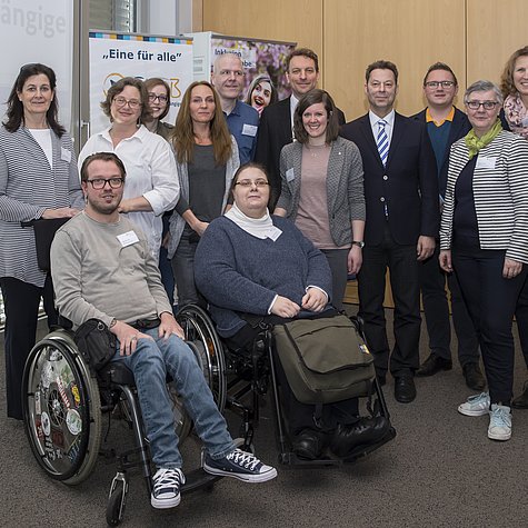 Gruppenfoto der EUTB® Berater*innen Netzwerk südliches Rheinland