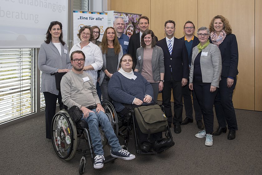 Gruppenfoto der EUTB® Berater*innen Netzwerk südliches Rheinland