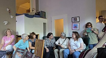 Konzert im Wohnzimmer von RG-Mitglied Katy