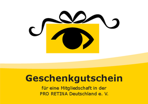 Geschenkgutschein PRO RETINA