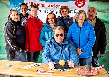 Das Referententeam des Tages der Inklusion in Rodgau.Foto: Mihael Prebezac