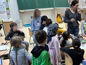 Workshop in der Grundschulklasse