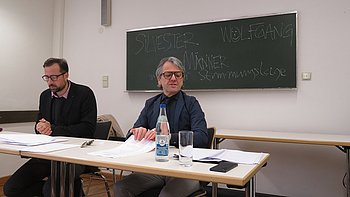 Lesung mit Wolfgang Hartmann und Silvester von Hößlin, Bayerische Hörbücherei